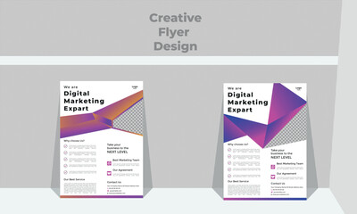 New popular creative business flyer, 