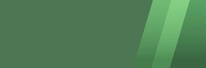 Green modern abstract banner background with tonal transitions.