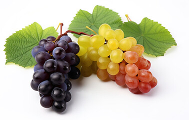 Fototapeta premium bunch of grapes Many seasons of grapes, generative ai