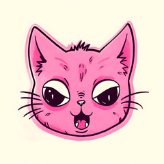 pink cat