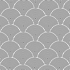 Broken circle pattern background icon vector