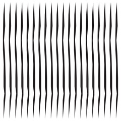 Digital png illustration of black abstract linear shape on transparent background