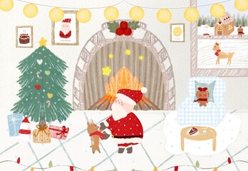 Christmas party background 