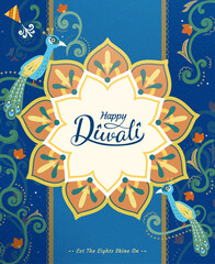 Elegant Diwali Festival Poster