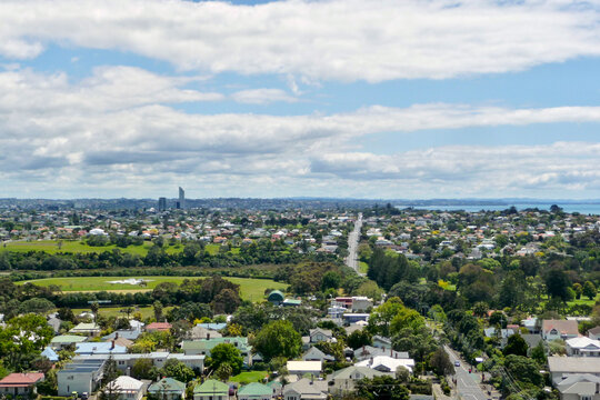 Panoramic view of Devonport from Victoria Point