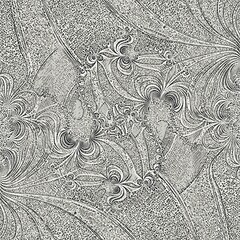 shades of light grey and silver grey complex intricate pattern and design