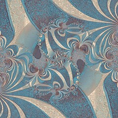 turquoise blue and blue grey spiraling pattern and design