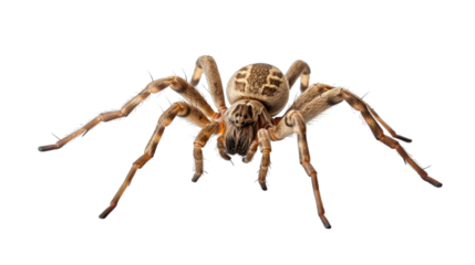 spider isolated on white