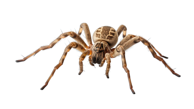 spider isolated on white