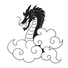 龍のイラスト　辰年