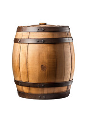 Obraz premium Woodern Barrel Isolated