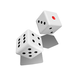 Rolling 2 White Dices