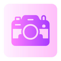 photo camera gradient icon