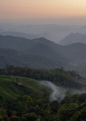 インド旅行　美しい山
