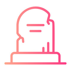 tomb gradient icon