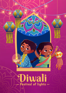 Happy Diwali Festival poster