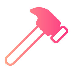 hammer gradient icon