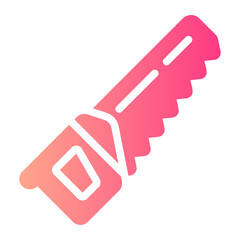hand saw gradient icon