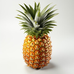 pineapple on white