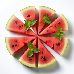 slices of watermelon