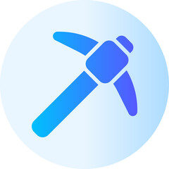 pickaxe gradient icon