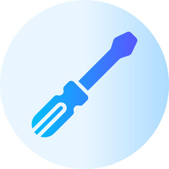 screwdriver gradient icon