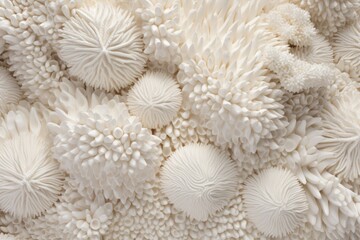  White corals background