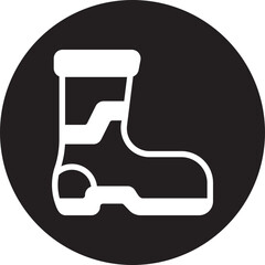 boot glyph icon