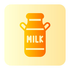 milk tank gradient icon