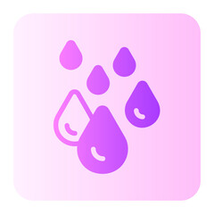 water drops gradient icon