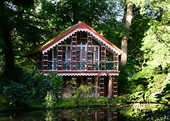 Swiss House in Castle and Park Ritzebüttel in the Town Cuxhaven, Lower Saxony