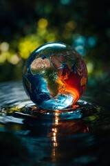 earth in water