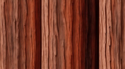 The bark of a redwood tree is thick and rugged, its deep grooves and rich color telling the story of years of growth and resilience