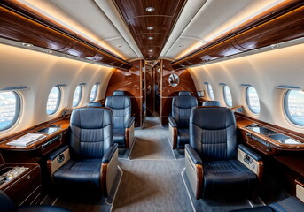 Oval Windows and Curved Ceilings: The Pinnacle of Private Jet Comfort 