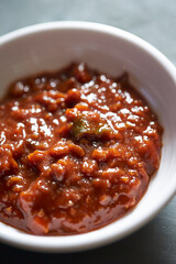 Seasoned red pepper paste or soybean paste