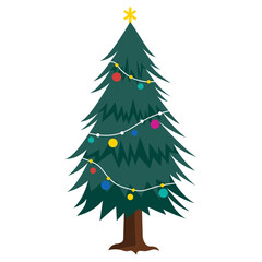 Christmas Tree Illustration