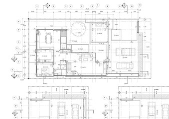 Write a blueprint architecture for building.