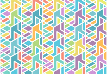Seamless colored geometric pattern for texture, textiles and simple backgrounds