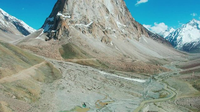 gonbo rongjon mountain in zanskar valley in Ladakh region