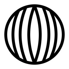 longitude line icon