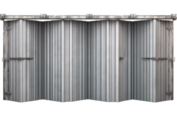 Accordion folding door, PNG file, Transparent Background
