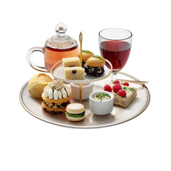 Afternoon tea set, PNG file, Transparent Background
