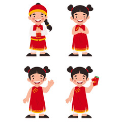 Chinese New Year Flat Design Vector