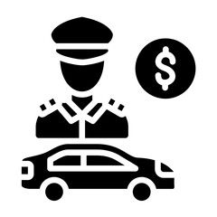 Police Fine Icon Style