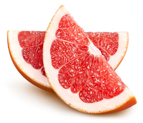 Grapefruit isolate on white