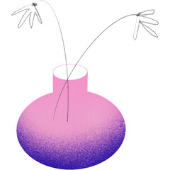 Flower Vase Illustration