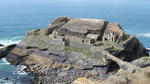 Die alte Festung Fort des Capucins an der Atlantikk&uuml;ste 