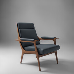 近未来な部屋にある椅子