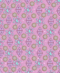 Boho patten. Bohemian styled art in vector for fashion, beauty, mental and treatment industries. Abstract design elements for decoration in modern minimalist style for social media posts.