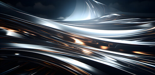 A dynamic and vibrant futuristic background wallpaper. Perfect for abstract backgrounds. - obrazy, fototapety, plakaty